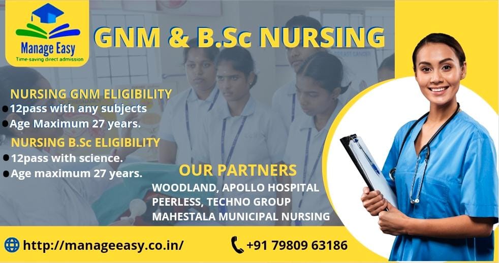 GNM BSc Nursing Colleges in Kolkata