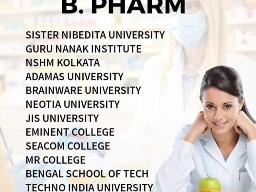 B pharma private college in Kolkata