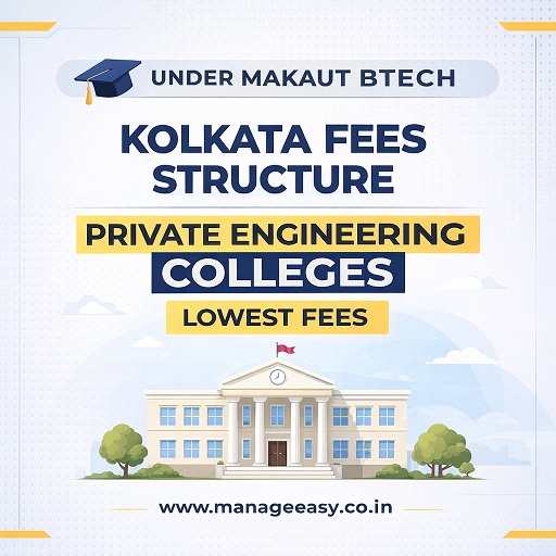 Makaut BTech Kolkata Fees Structure Private Engineering Colleges Lowest Fees