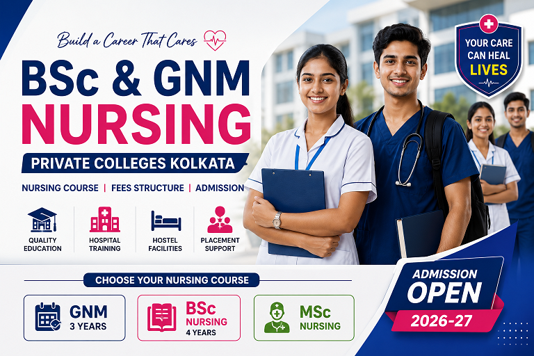 BSc GNM Nursing Private Colleges Kolkata Nursing Course Fees Structre Admission